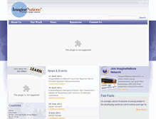 Tablet Screenshot of imaginenations.org